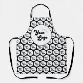 Logo-Muster für kundenspezifische Unternehmen Schw Schürze (Vorderseite)