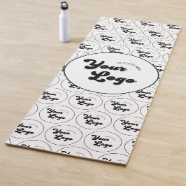 Logo-Muster für kundenspezifische Unternehmen Schw Yogamatte