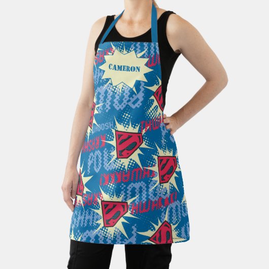 Logo-Muster für Superman Schürze (InSitu)