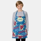 Logo-Muster für Superman Schürze (Getragen)