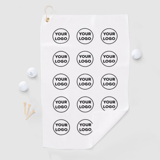 Logo-Muster für Unternehmen Golfhandtuch (Insitu)