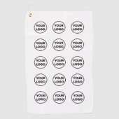 Logo-Muster für Unternehmen Golfhandtuch (Vorderseite)