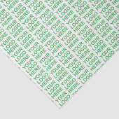 Logo-Muster für Unternehmen Seidenpapier (Ausschnitt)