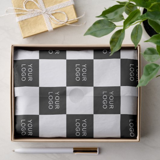 Logo-Muster für Unternehmen Seidenpapier (Geschenk)