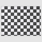 Logo-Muster für Unternehmen Seidenpapier (Vorderseite)