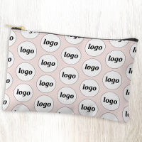 Logo-Muster für Werbeaktion für Unternehmen rosa