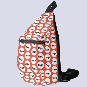 Logo-Muster für Werbemarken für Unternehmen Crossbody Bag