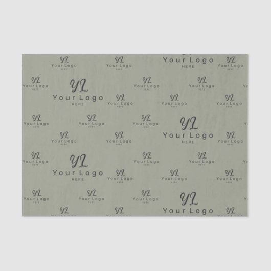 Logo-Muster für Werbemarken Seidenpapier (Vorderseite)