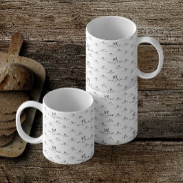 Logo-Muster Geschäftsmarke Einfach Minimaler Kaffe Kaffeetasse
