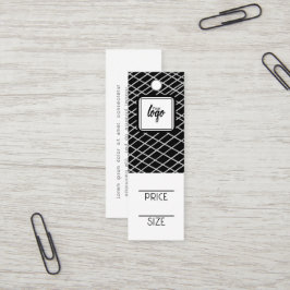 Logo-Muster Personalisierte Preismarken Mini Visitenkarte