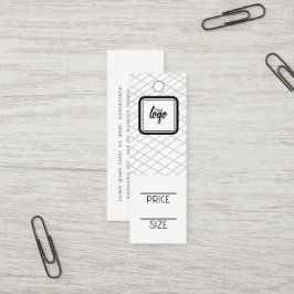 Logo-Muster Personalisierte Preismarken Mini Visitenkarte