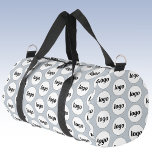 Logo-Muster Werbeaktion Blue Duffle Bag<br><div class="desc">Fügen Sie diesem Design Ihr eigenes Logo hinzu. Minimalistisch und beruflich. Ideal für ein Werbeprodukt für Ihre Mitarbeiter,  Mitarbeiter,  Kunden und Kunden. Ideal für Messe-,  Reise-,  Firmen- oder Sportveranstaltungen und Geschenke. Weitere Versionen finden Sie in der Auflistung.</div>