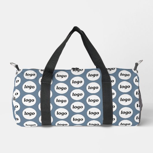 Logo-Muster Werbeaktion Blue Duffle Bag (Vorderseite)