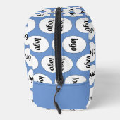 Logo-Muster Werbeaktion Blue Waschbeutel (Rechts)