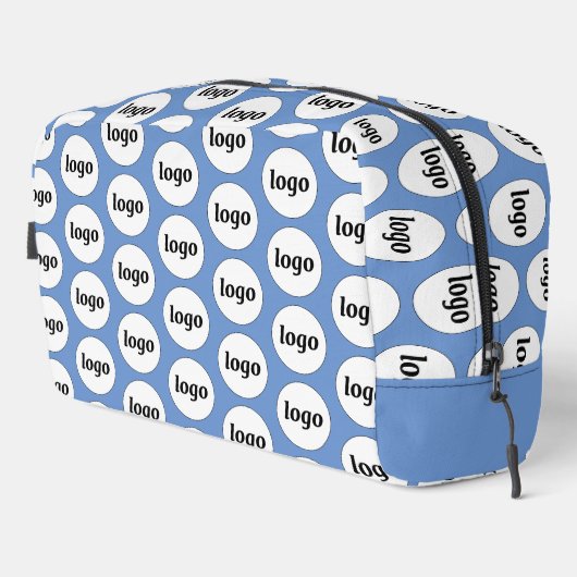 Logo-Muster Werbeaktion Blue Waschbeutel (Rechte Ecke)