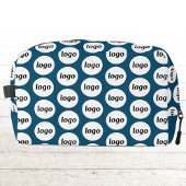 Logo-Muster Werbegestaltung Aquamarines Grün Waschbeutel