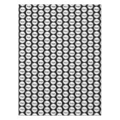 Logo-Muster Werbegestaltung für Werbezwecke Schwar Tischdecke (Vorderseite)