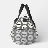 Logo-Muster Werbegestaltung Grün Duffle Bag (Rechts)