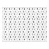 Logo-Muster Werbegestaltung Weiß Tischdecke (Vorderseite (Horizontal))