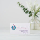 Logo Mutter und Kind Visitenkarte (Stehend Vorderseite)