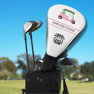 Logo-Nachricht "Women's Golf League Pink Cart" Headcover