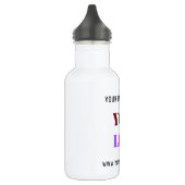 Logo Name Website Wasserflasche Werbeunternehmen (Links)