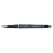 Logo Navy Blue Pen von Custom Business Company Kugelschreiber (Vorderseite)