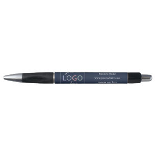 Logo Navy Blue Pen von Custom Business Company Kugelschreiber