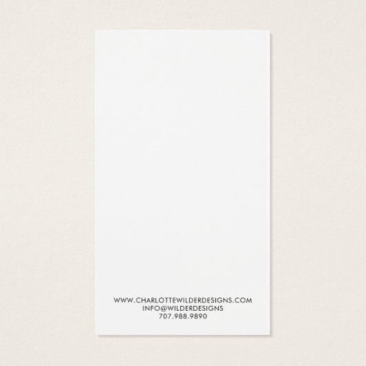 Logo Necklace Juwelier-Display-Karte (Rückseite)