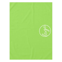 Logo Neongrüne "Custom Trade Show Business" Tischdecke