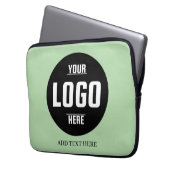 Logo-Neopren-Notebook-Sieb - 13 Zoll Laptopschutzhülle (Vorderseite Links)