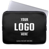 Logo-Neopren-Notebook-Sieb - 13 Zoll Laptopschutzhülle (Vorderseite)