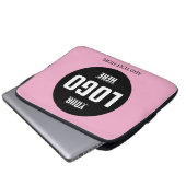 Logo-Neopren-Notebook-Sieb - 13 Zoll Laptopschutzhülle (Vorne Knopf)