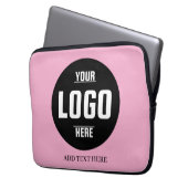 Logo-Neopren-Notebook-Sieb - 13 Zoll Laptopschutzhülle (Vorderseite Links)