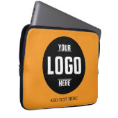 Logo-Neopren-Notebook-Sieb - 13 Zoll Laptopschutzhülle (Vorne Rechts)