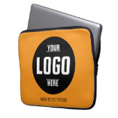 Logo-Neopren-Notebook-Sieb - 13 Zoll Laptopschutzhülle (Vorderseite Links)