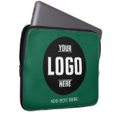 Logo-Neopren-Notebook-Sieb - 13 Zoll Laptopschutzhülle (Vorne Rechts)