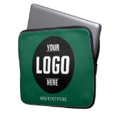 Logo-Neopren-Notebook-Sieb - 13 Zoll Laptopschutzhülle (Vorderseite Links)
