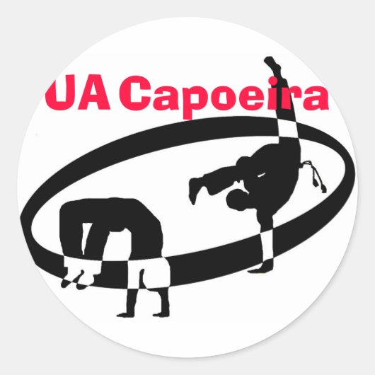 Logo no text, UA, Capoeira Runder Aufkleber (Vorderseite)