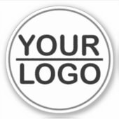 Logo-Notebook-Firmenaufkleber Aufkleber (Vorderseite)