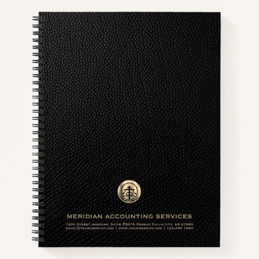 Logo-Notebook für Elegantenbuchhaltung Notizblock (Vorderseite)