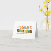 Logo Notecard Karte (Gelbe Blume)