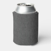 Logo oder Foto Initial Name, Grauer Denim Druck hi Dosenkühler (Kanne Rückseite)