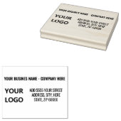 Logo oder Foto Name Adresse Stempel Beispiel (Stempel)