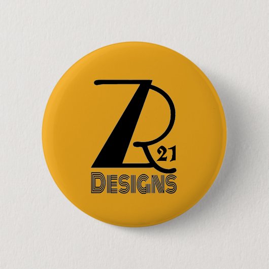 Logo oder Marke hinzufügen. ZR21designs Gold Butto Button (Vorderseite)