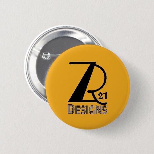 Logo oder Marke hinzufügen. ZR21designs Gold Butto Button (Vorne & Hinten)