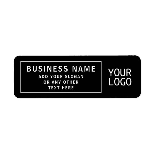 Logo oder QR-Code hochladen | COOLE RÜCKSENDEADRES (Vorne)