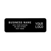 Logo oder QR-Code hochladen | COOLE RÜCKSENDEADRES (Vorne)