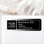 Logo oder QR-Code hochladen | Moderne Rücksendeadr (Insitu)