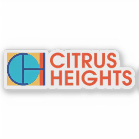 Logo of Citrus Heights, California, USA Aufkleber (Vorderseite)